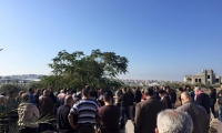 المئات يشيعون والدة الأسير ابراهيم بيادسة في مدينة باقة الغربية