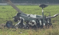 سقوط طائرة خفيفة بالقرب من قلنسوة وإصابة طيار بجراح متوسطة
