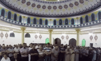 صلاة التراويح ليلة الخامس من رمضان من مسجد الروضة في جلجولية
