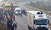 العثور على 10 لاجئين متجمدين داخل شاحنة في ألمانيا