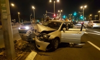 ثلاث اصابات في حادث طرق في حيفا