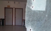 اطلاق النار على مدخل مبنى مجلس جلجولية 