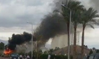 انفجار حافلة ركاب بالجهة المصرية من معبر طابا