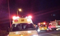 حادث طرق بين حافلة وسيارتين في عبلين يسفر عن إصابات خطيرة