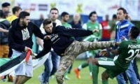 الاعتداء على لاعبي فريق إسرائيلي نصرة لغزة