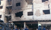 انفجار سيارة مفخخة في ناد لضباط الشرطة شمال شرق دمشق