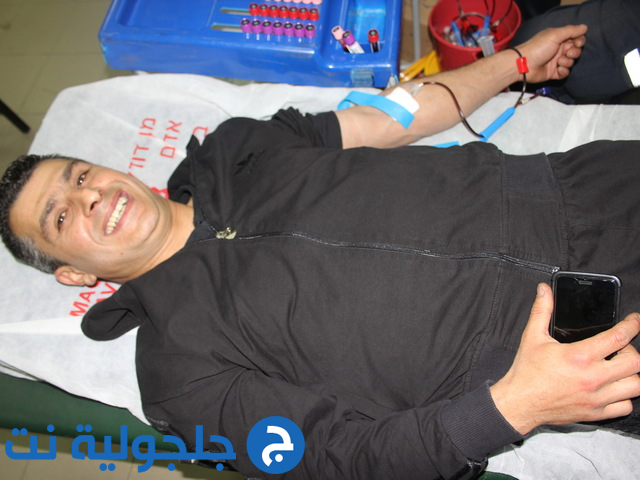 حملة للتبرع بالدم في جلجولية 