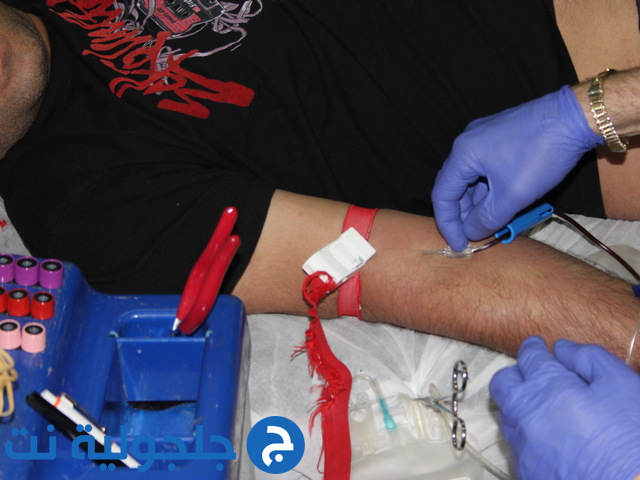 حملة للتبرع بالدم في جلجولية 