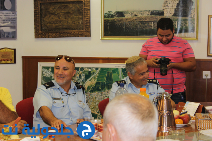 حفل وداع وتكريم لقائد شرطة كيدما في مجلس جلجولية