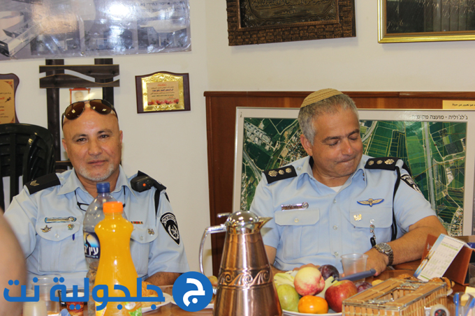 حفل وداع وتكريم لقائد شرطة كيدما في مجلس جلجولية