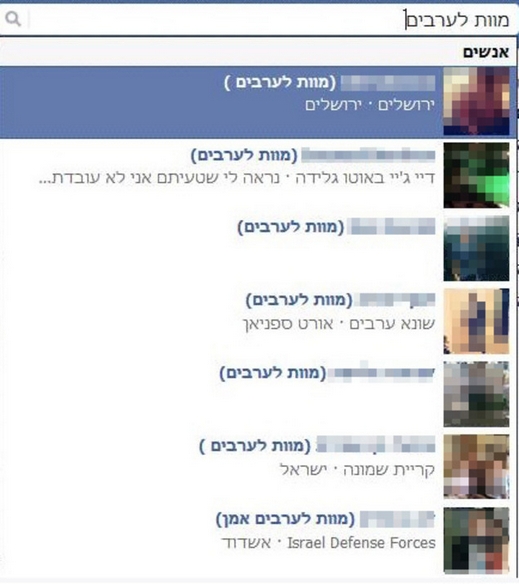 شباب يهود يضيفون كنية الموت للعرب إلى إسمائهم عبر فيسبوك