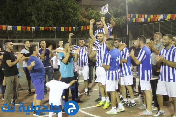 فريق גלקטיקוס يتوج بطلا لدوري كرة القدم المصغر في جلجولية 