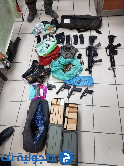 ضبط اسلحة وذخيرة ومخدرات خلال حملة للشرطة