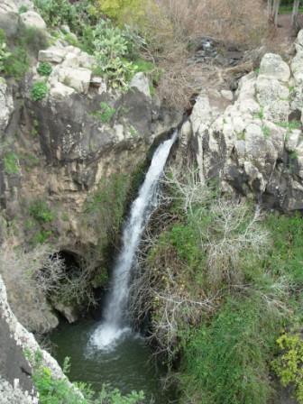 وادي الجلبون في الجولان: شلالات وصخر ونبات
