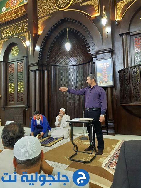 إجازه في القرآن الكريم في مسجد الروضة جلجولية