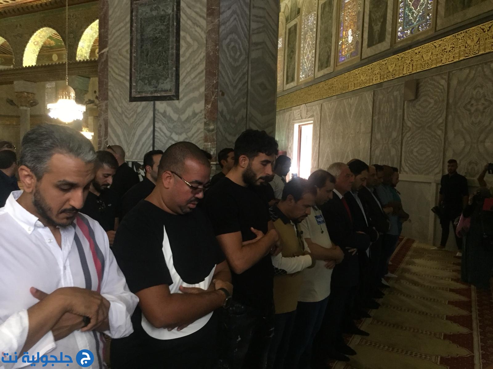 المنتخب السعودي يزور القدس ويصلي في الاقصى