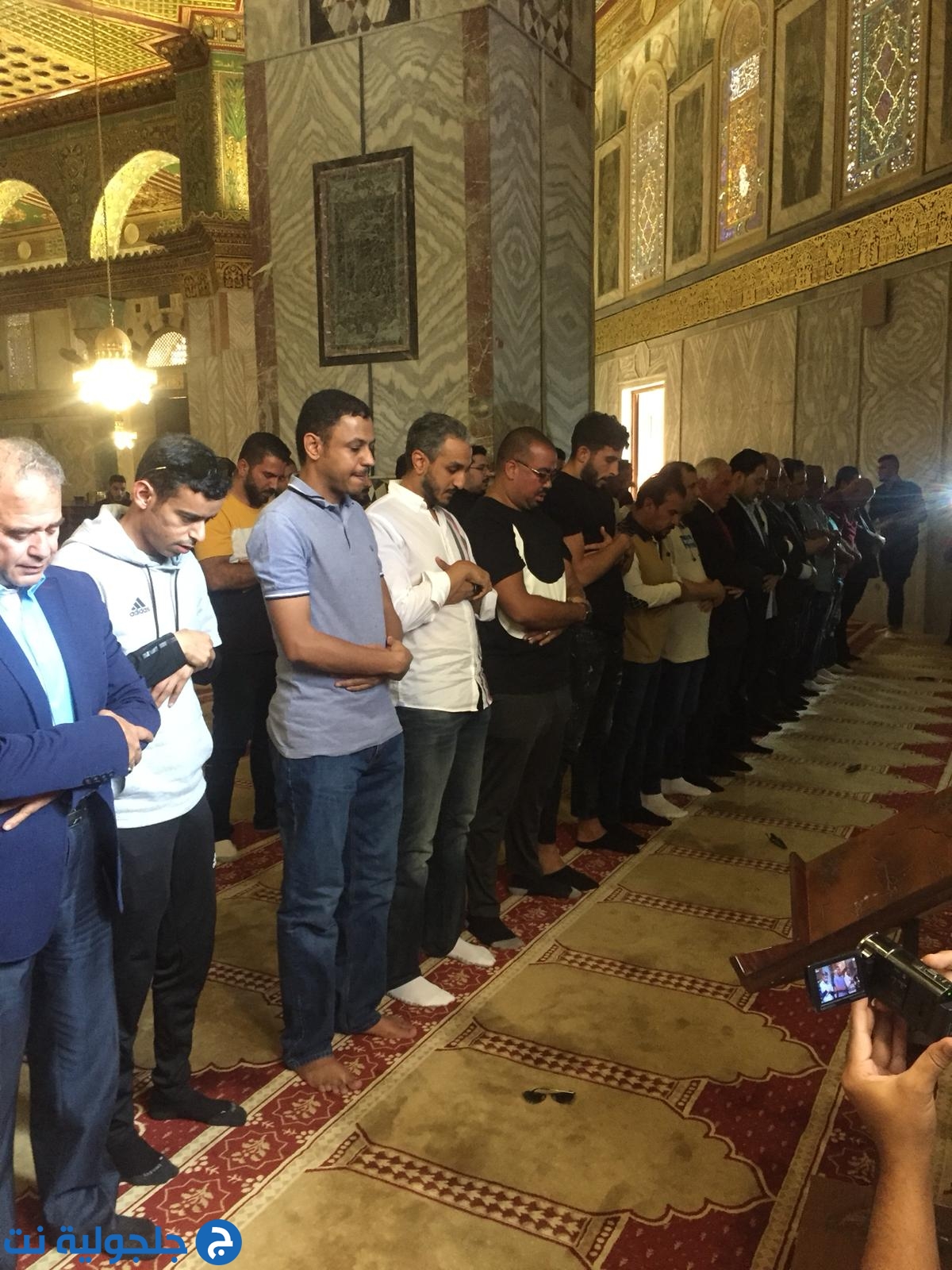 المنتخب السعودي يزور القدس ويصلي في الاقصى
