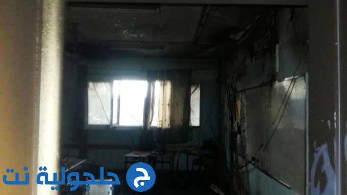 اندلاع حريق في إحدى المدارس في نحف
