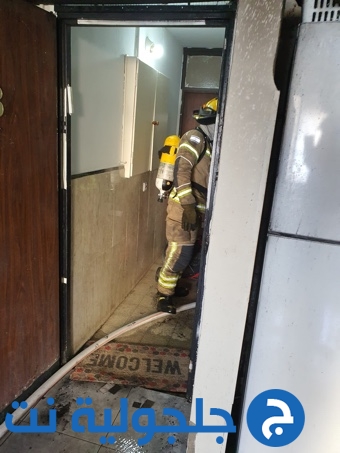 اندلاع حريق داخل شقة سكنية في مدينة عكا