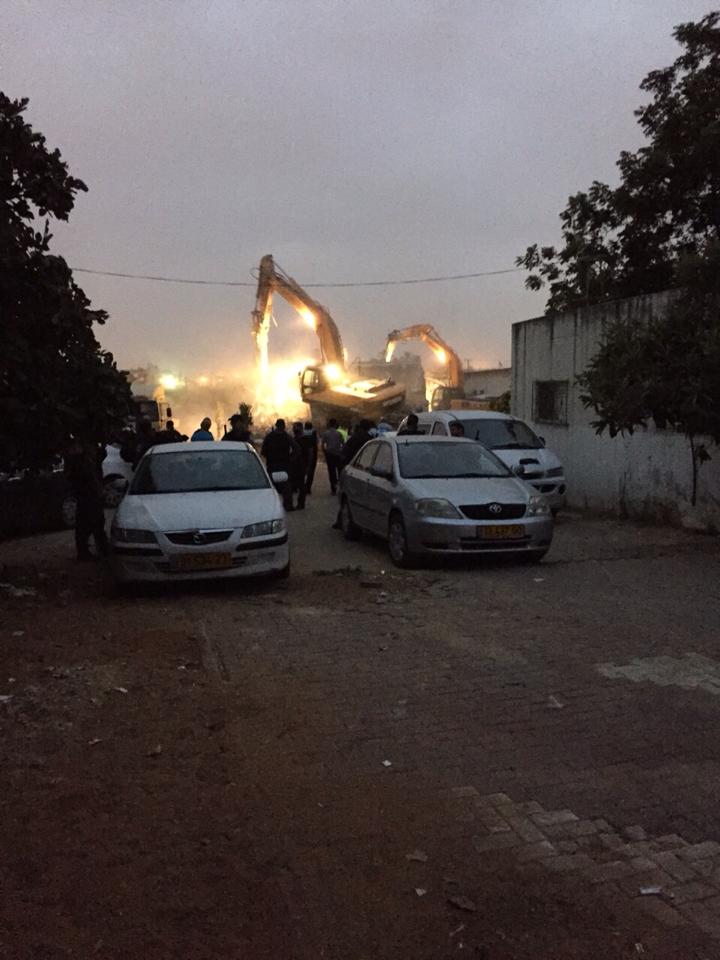 السلطات الاسرائيلية تهدم منازل عائلة عساف في دهمش