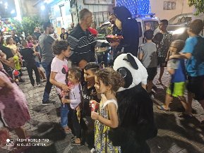 مجموعة شباب الخير والعطاء ينظمون عرضا شيقا لاطفال جلجولية 